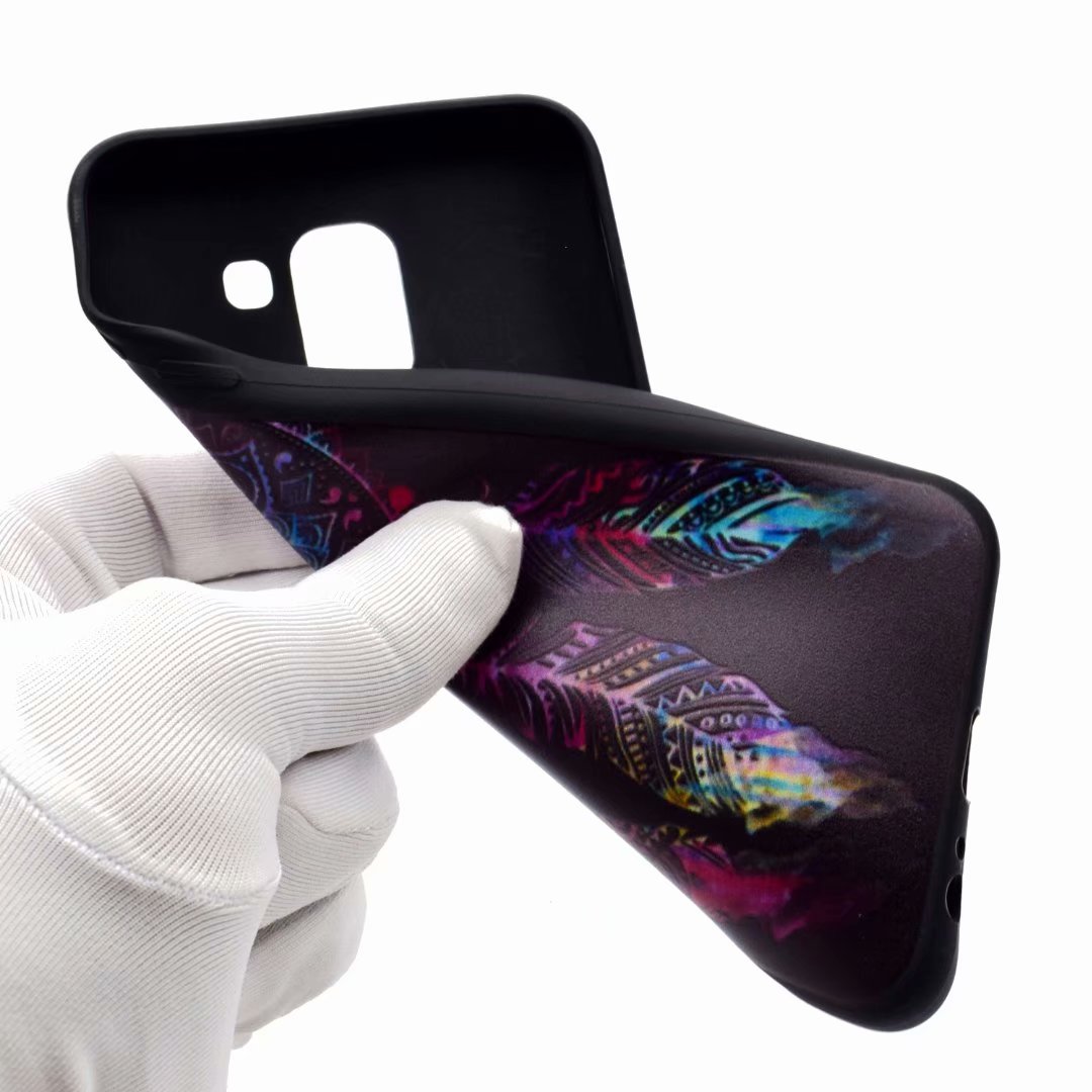 Painted TPU Phone Case For Huawei Enjoy 7/7s Shockproof Ultra-thin Soft fashion