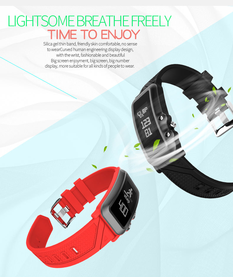 Fitness Smart Bracelet SmartBand Sport WristBand Watch Heart Rate Blood Pressure Monitor Waterproof for IOS Android