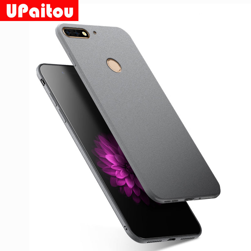 Case for Huawei Y6 Y7 Y5 Prime Pro Y3 Y9 2018 2017 II Anti Fingerprint Case Soft Silicone Matte Ultra Thin TPU Cover