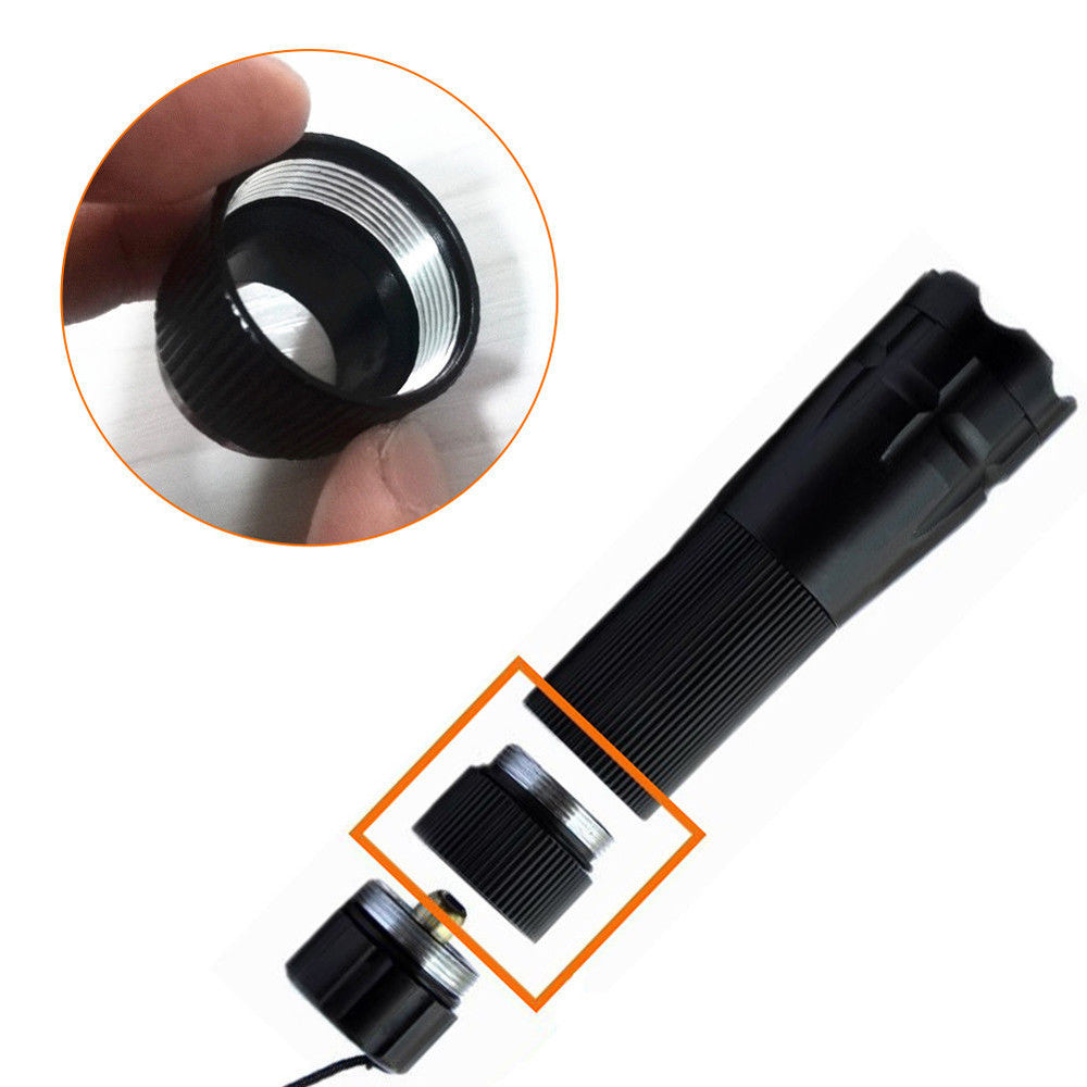 Hot Extension Tube For Flashlight Torch 18650 Battery Extended Lengthen Fitting