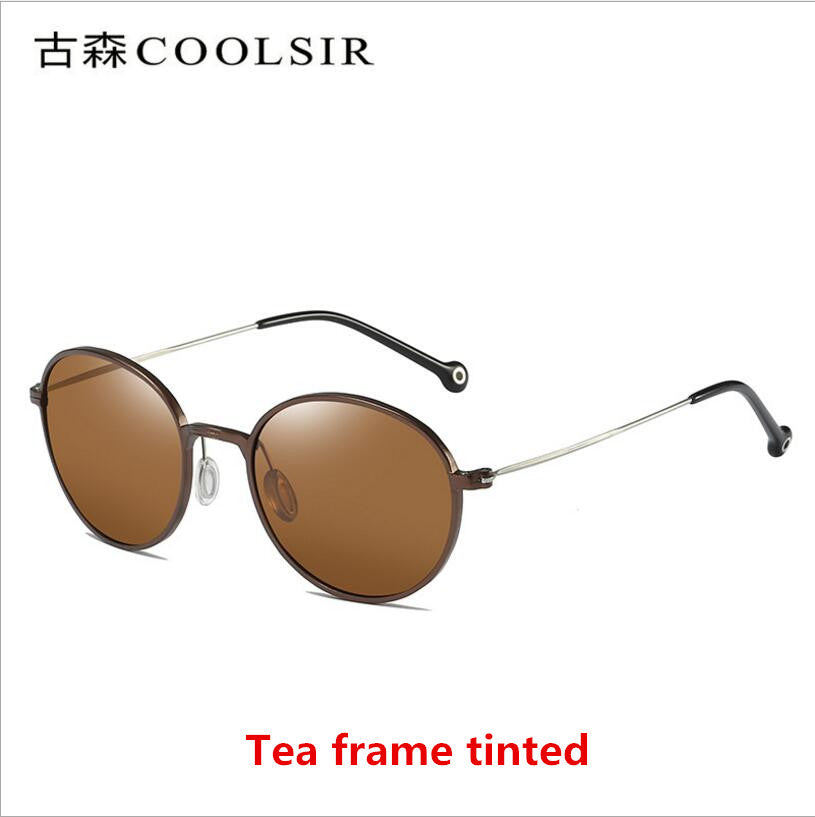 COOLSIR   Hot-selling aluminum-magnesium polarized sunglasses Men and women with polarized driving sunglasses 6508 retro glasses