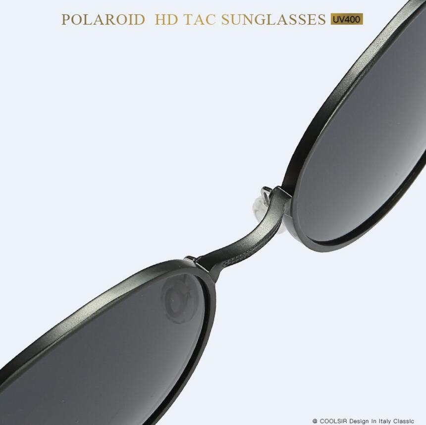 COOLSIR   Hot-selling aluminum-magnesium polarized sunglasses Men and women with polarized driving sunglasses 6508 retro glasses