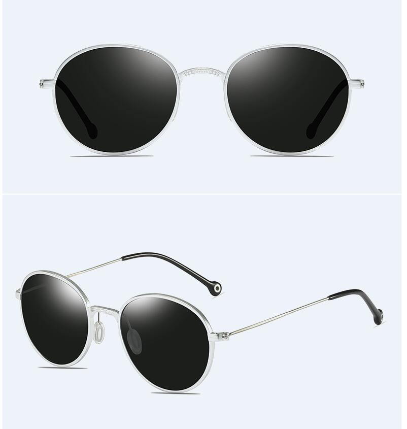 COOLSIR   Hot-selling aluminum-magnesium polarized sunglasses Men and women with polarized driving sunglasses 6508 retro glasses