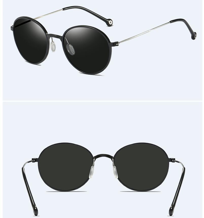 COOLSIR   Hot-selling aluminum-magnesium polarized sunglasses Men and women with polarized driving sunglasses 6508 retro glasses