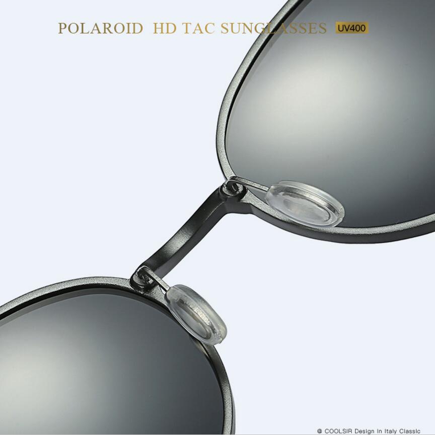 COOLSIR   Hot-selling aluminum-magnesium polarized sunglasses Men and women with polarized driving sunglasses 6508 retro glasses