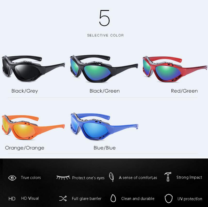 COOLSIR  Outdoor riding polarized sunglasses 8534 UV protection colorful protective sunglasses