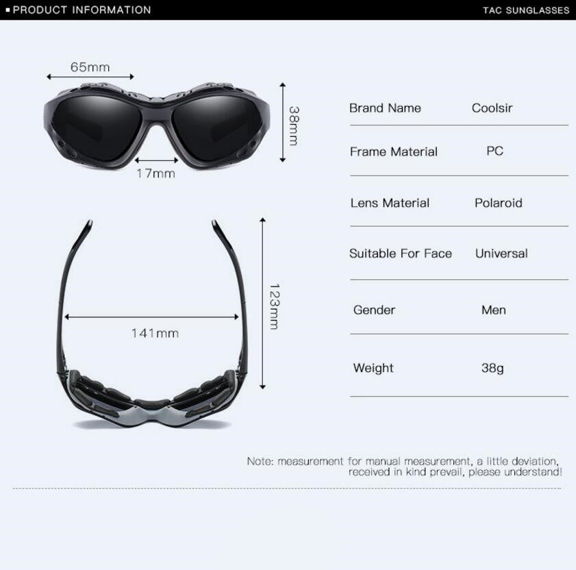 COOLSIR  Outdoor riding polarized sunglasses 8534 UV protection colorful protective sunglasses