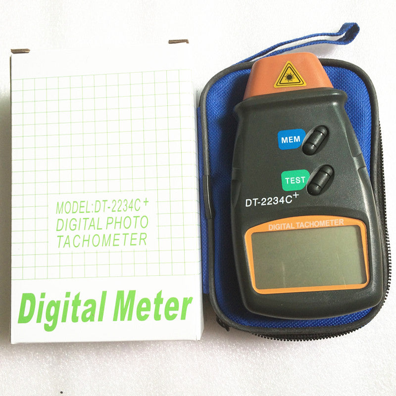 DT-2234C+ digital photo tachometer digital engine tachometer digital speedometer Digital Laser Photo Tachometer Non Contact Tac