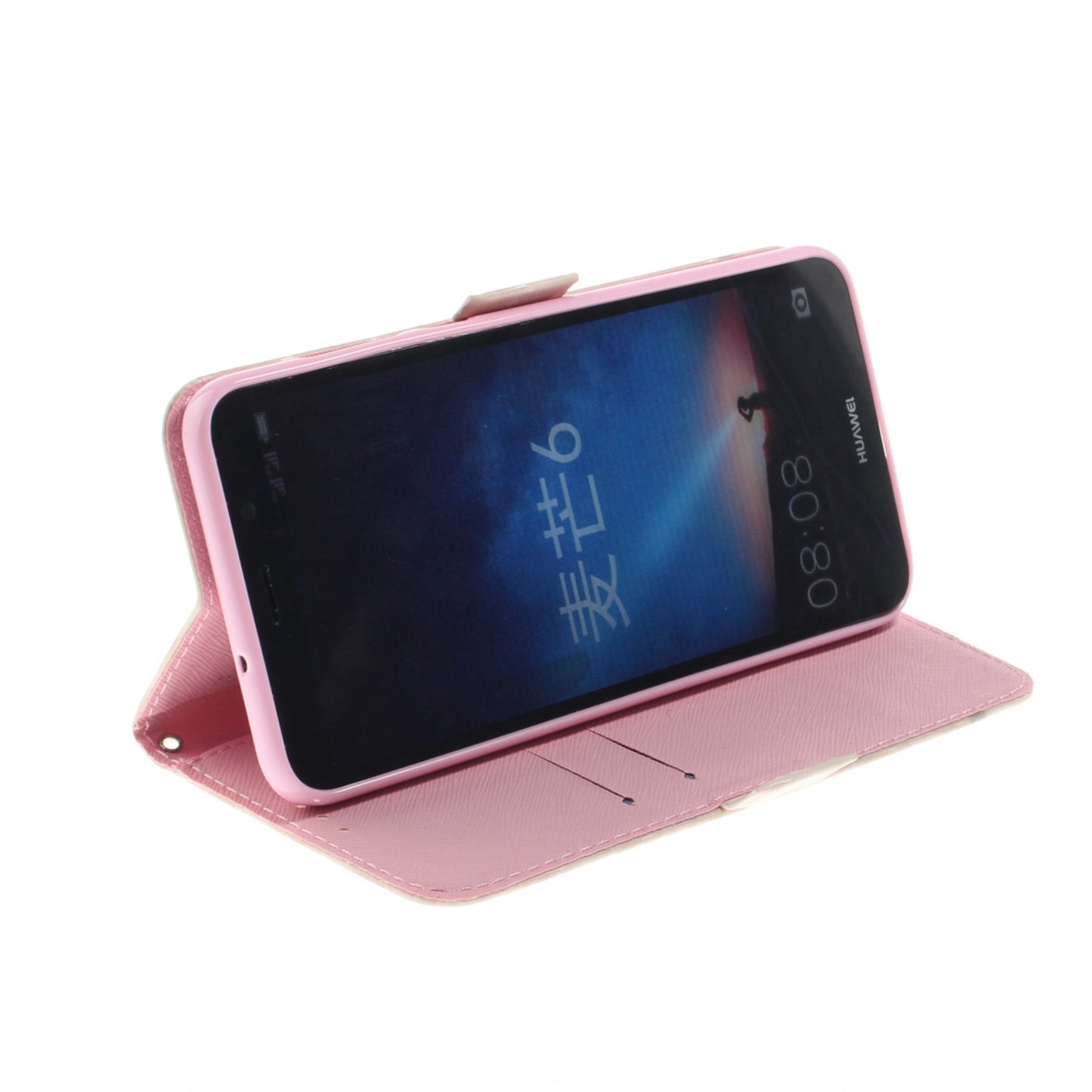 3D Painted Lanyard Leather Mobile Phone Case For huawei mate 10 lite