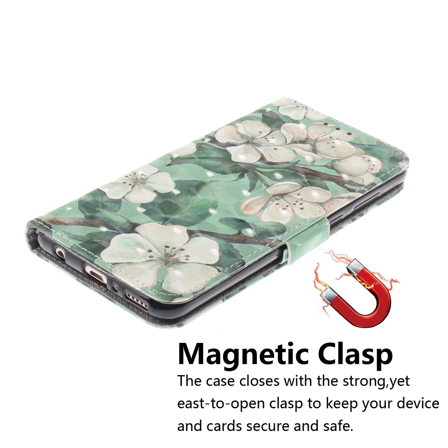 3D Painted Lanyard Leather Mobile Phone Case For huawei Y6 2018/Y9 2018