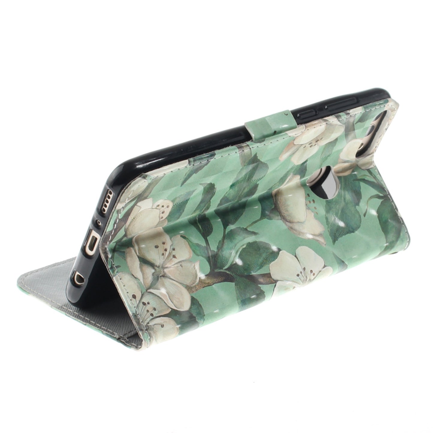 3D Painted Lanyard Leather Mobile Phone Case For huawei Y6 2018/Y9 2018