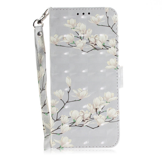 3D Painted Lanyard Leather Mobile Phone Case For MOTO E5/E5plus