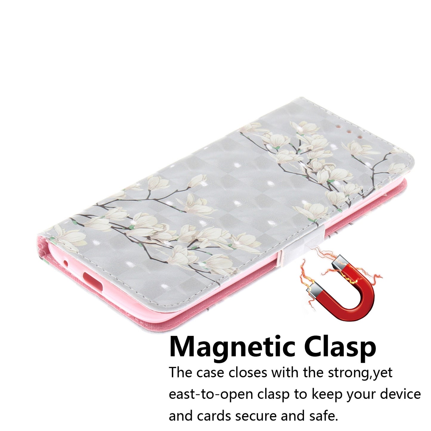 3D Painted Lanyard Leather Mobile Phone Case For MOTO E5/E5plus