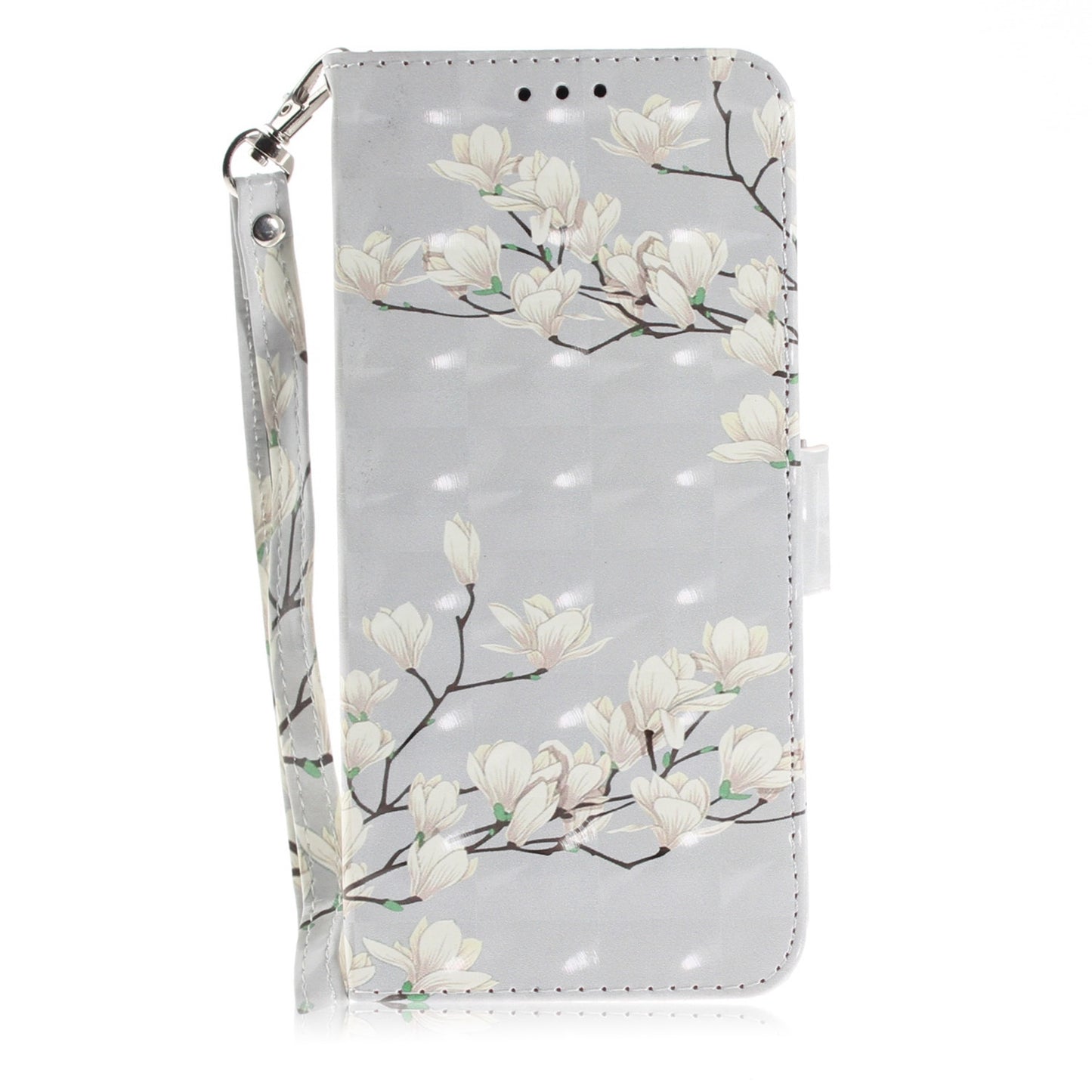 3D Painted Lanyard Leather Mobile Phone Case For MOTO E5/E5plus