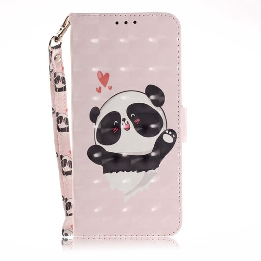 3D Painted Lanyard Leather Mobile Phone Case For redmi 5 plus