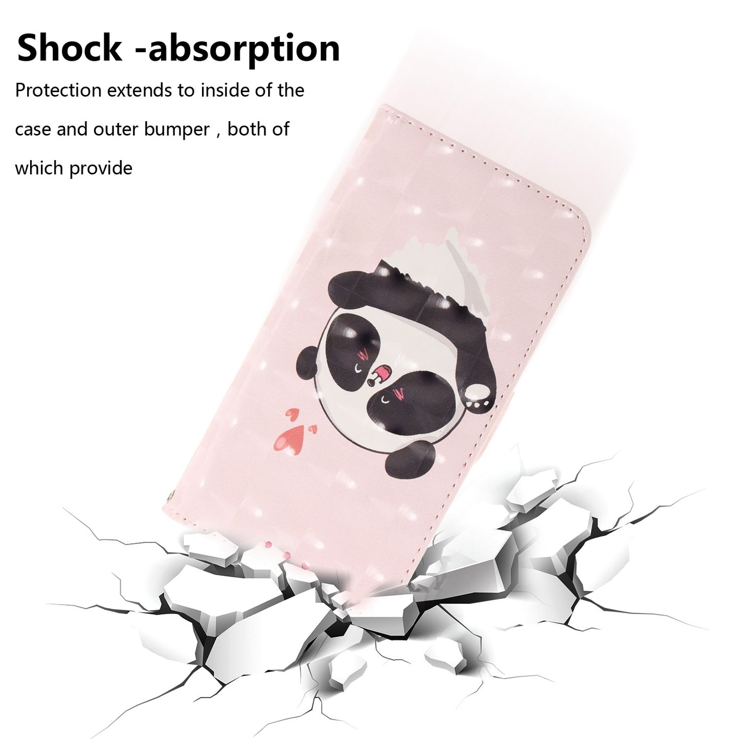 3D Painted Lanyard Leather Mobile Phone Case For redmi 5 plus