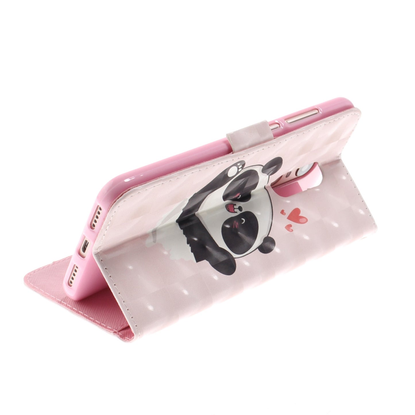 3D Painted Lanyard Leather Mobile Phone Case For redmi 5 plus