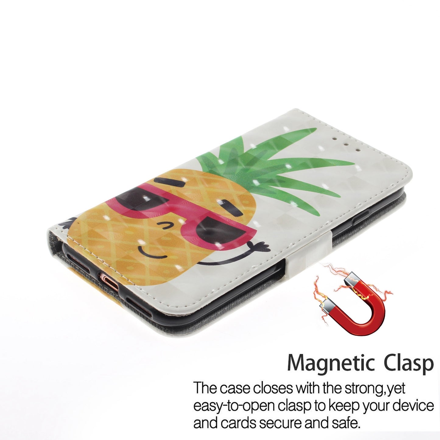 3D Painted Lanyard Leather Mobile Phone Case For redmi 5 plus