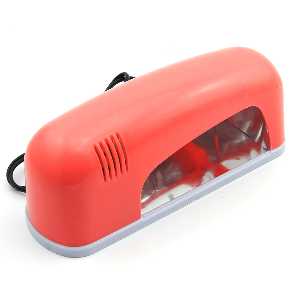 9W UV Gel Lamp Dryer Cuticle Revitalizer Oil Nail Art Tips Set