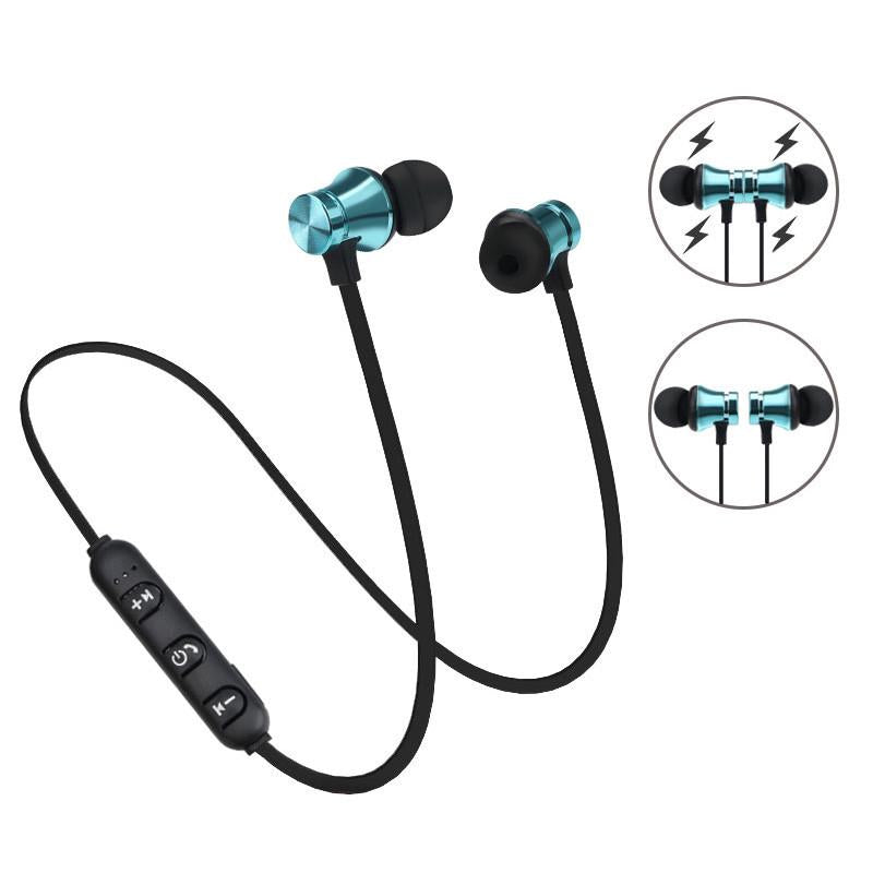 Improved  S8 Wireless Magnetic Bluetooth Earphone Wireless Sports Headphones Stereo Bass Music Earpi