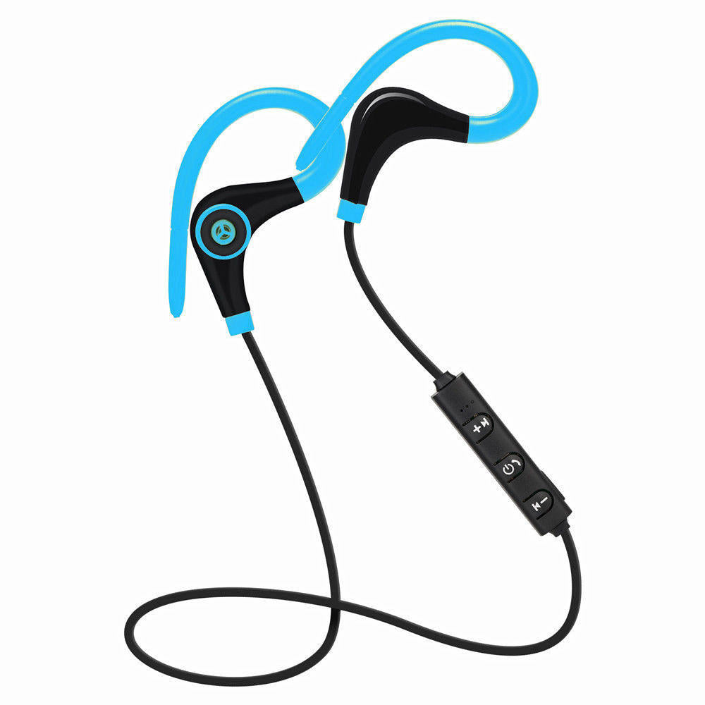 Wireless Bluetooth Sports Earphone Headphone Headset Handfree For Smartphone