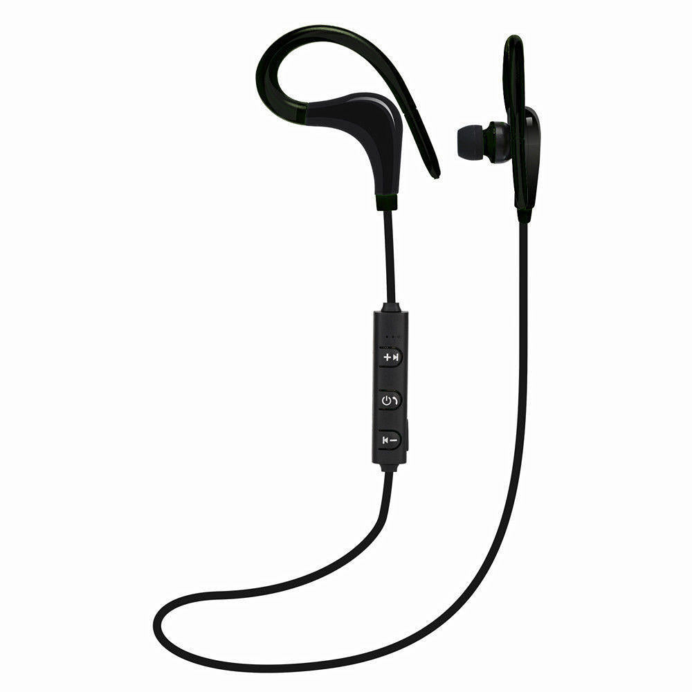 Wireless Bluetooth Sports Earphone Headphone Headset Handfree For Smartphone