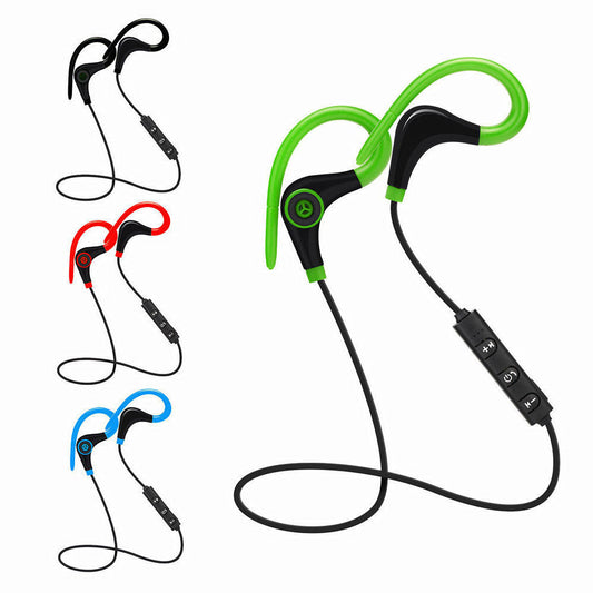 Wireless Bluetooth Sports Earphone Headphone Headset Handfree For Smartphone