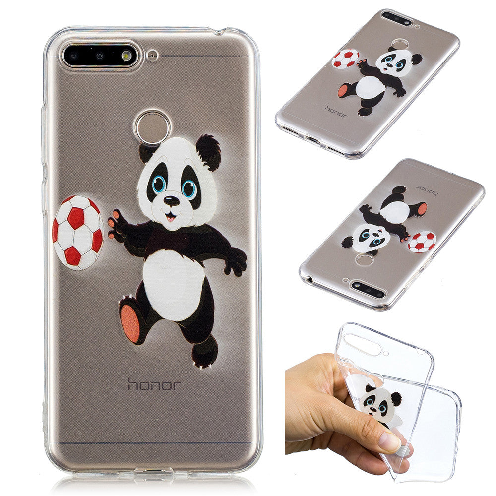 Huawei Honor 7A/Huawei Y6 2018 Cute Pattern Painted TPU Soft Shockproof Case