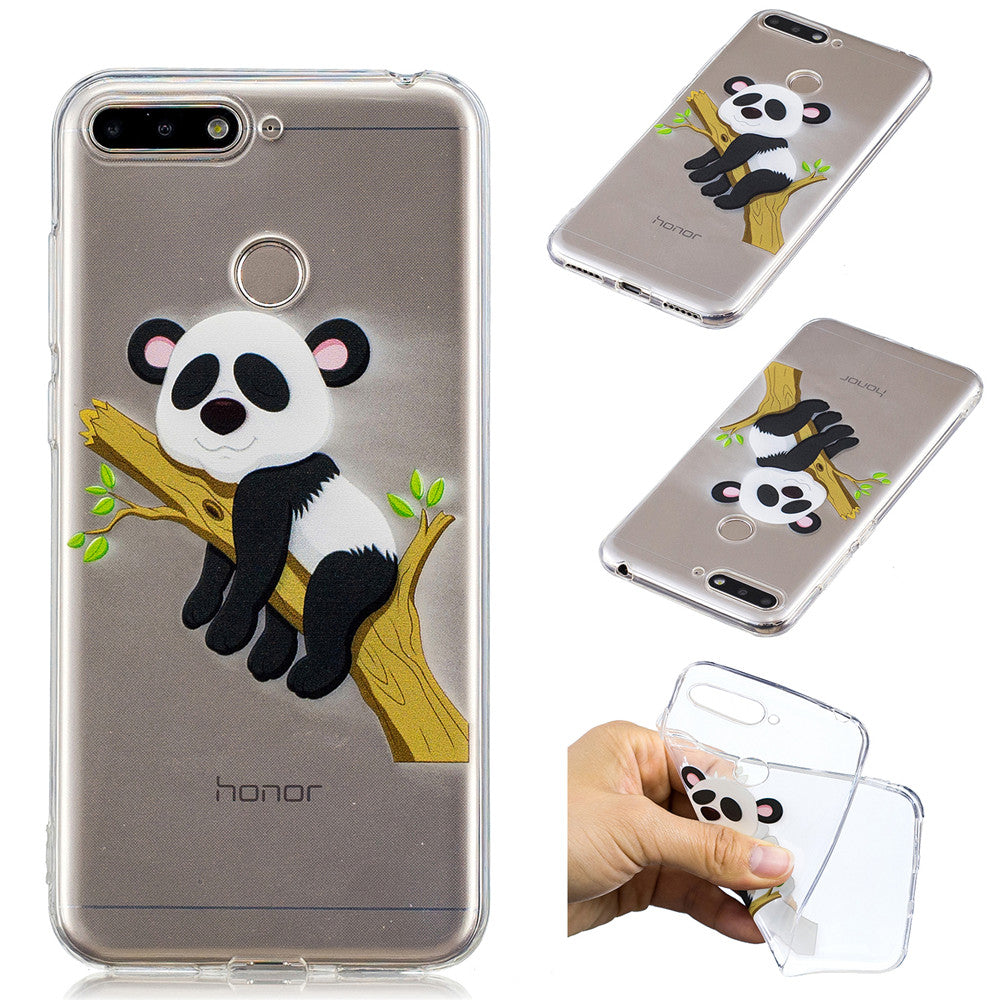 Huawei Honor 7A/Huawei Y6 2018 Cute Pattern Painted TPU Soft Shockproof Case