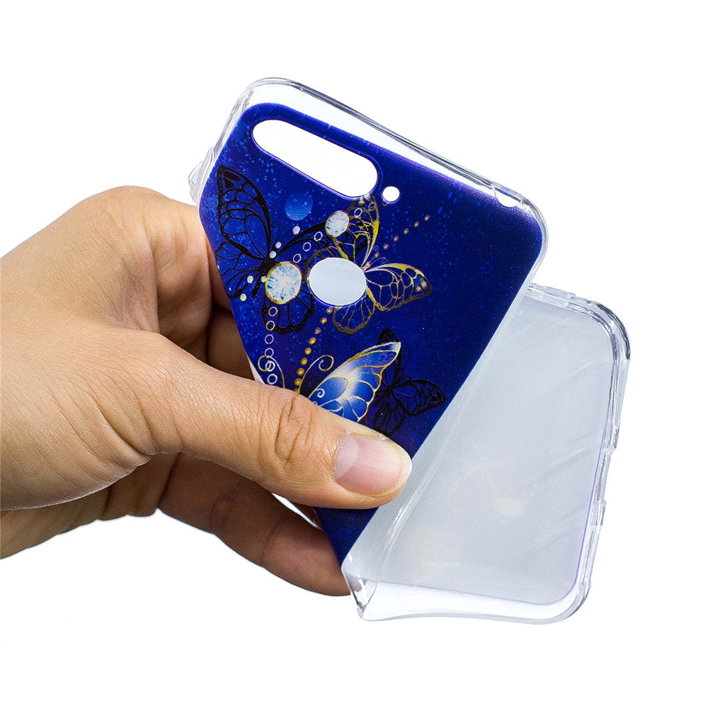 Huawei Honor 7A/Huawei Y6 2018 Cute Pattern Painted TPU Soft Shockproof Case