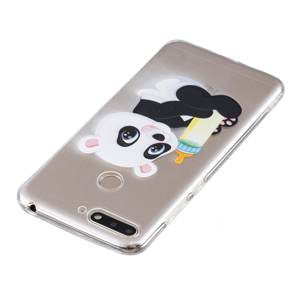 Huawei Honor 7A/Huawei Y6 2018 Cute Pattern Painted TPU Soft Shockproof Case