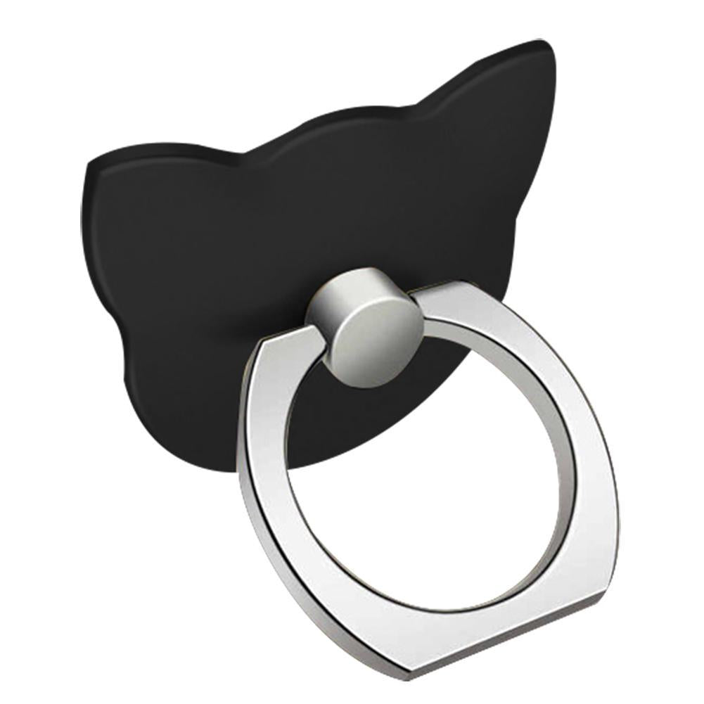 360 Degree Finger Ring Mobile Phone Smartphone Stand Holder Cute Cats Design