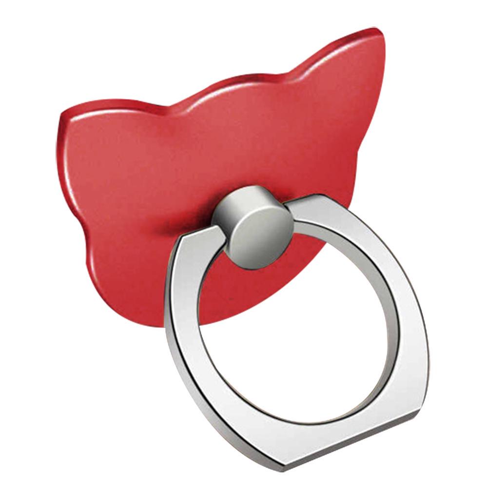 360 Degree Finger Ring Mobile Phone Smartphone Stand Holder Cute Cats Design