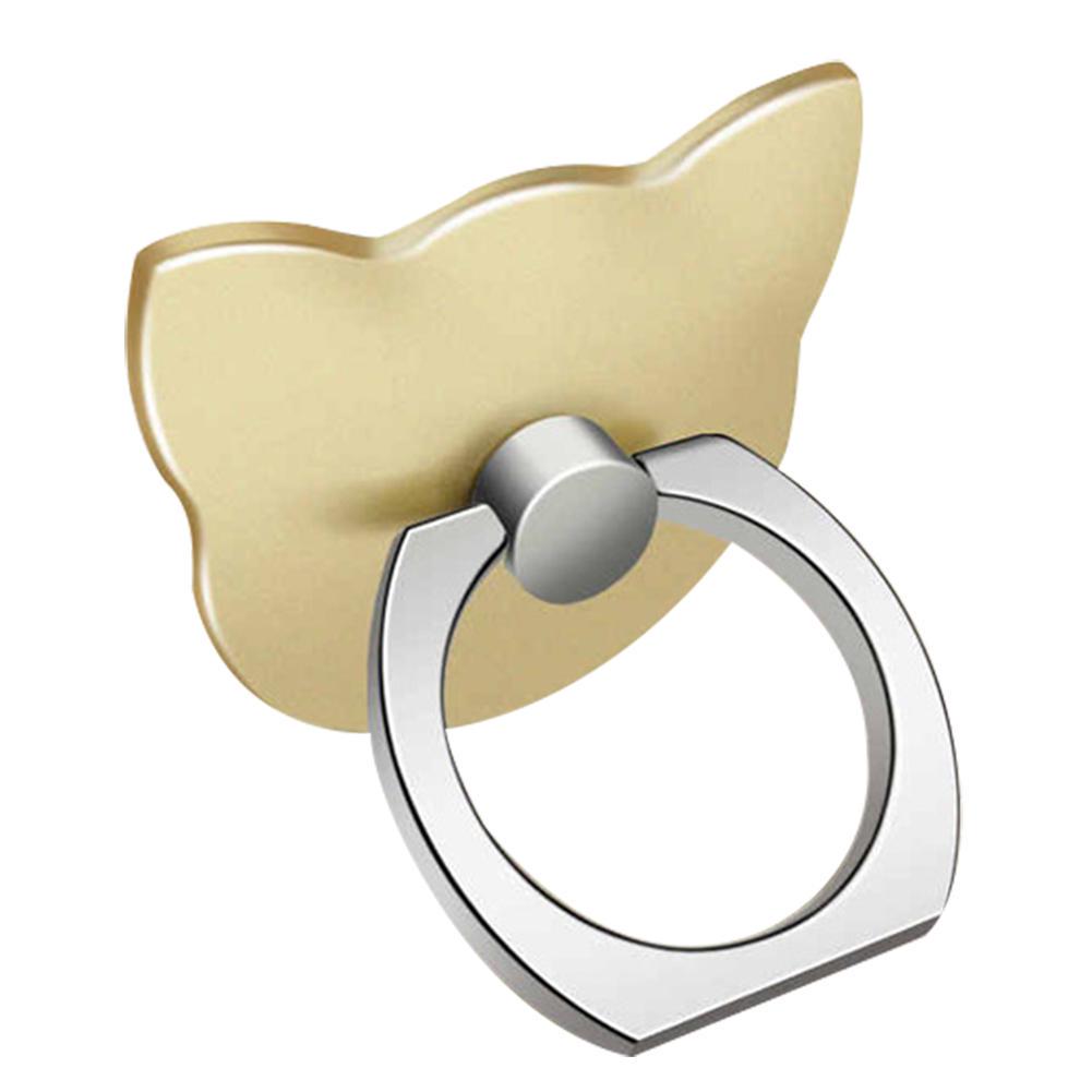 360 Degree Finger Ring Mobile Phone Smartphone Stand Holder Cute Cats Design