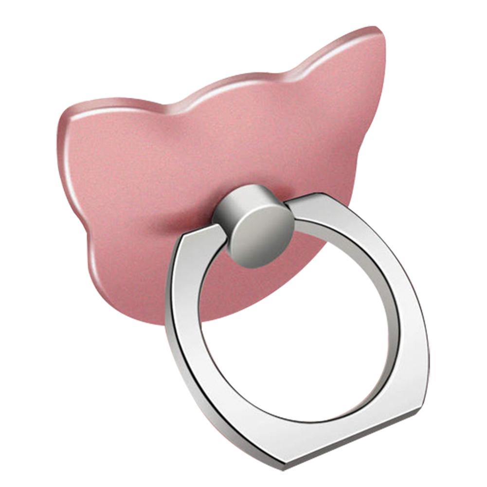 360 Degree Finger Ring Mobile Phone Smartphone Stand Holder Cute Cats Design