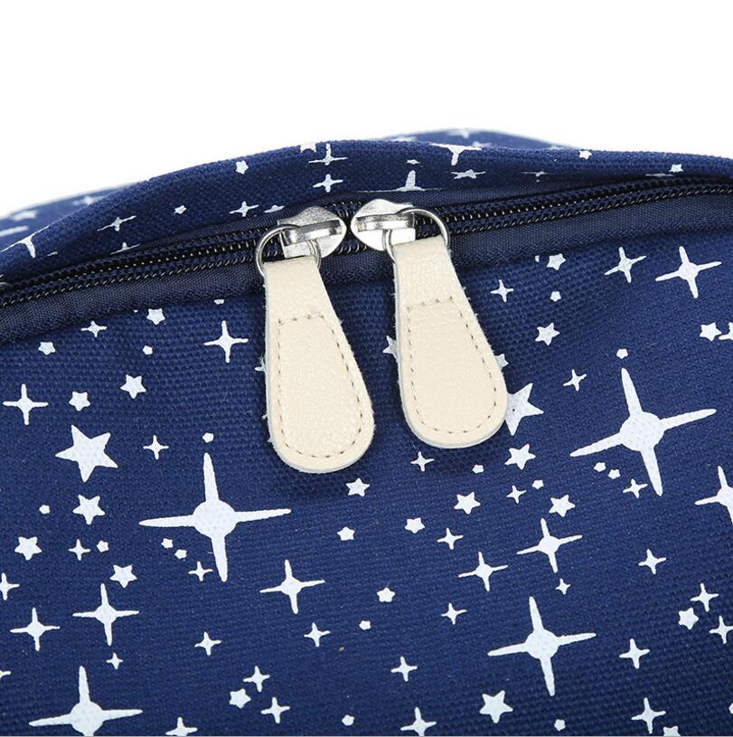 Fashion Star Women Canvas Backpack Schoolbags School For Girl Teenagers Casual Travel Bags Rucksack Cute