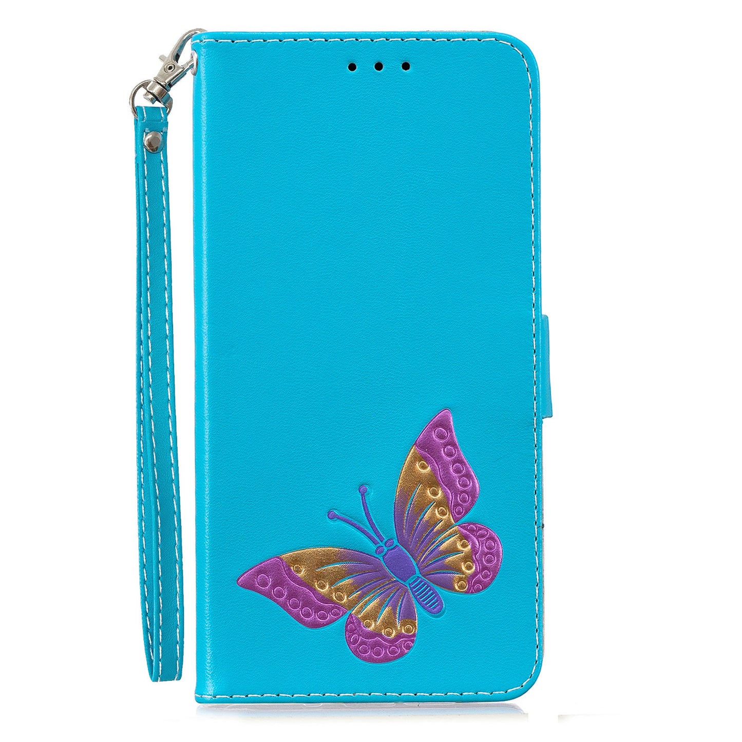 Luxury Leather Cases For Nokia 7 Plus 3D Cartoon Butterfly Flip wallet Phone Case
