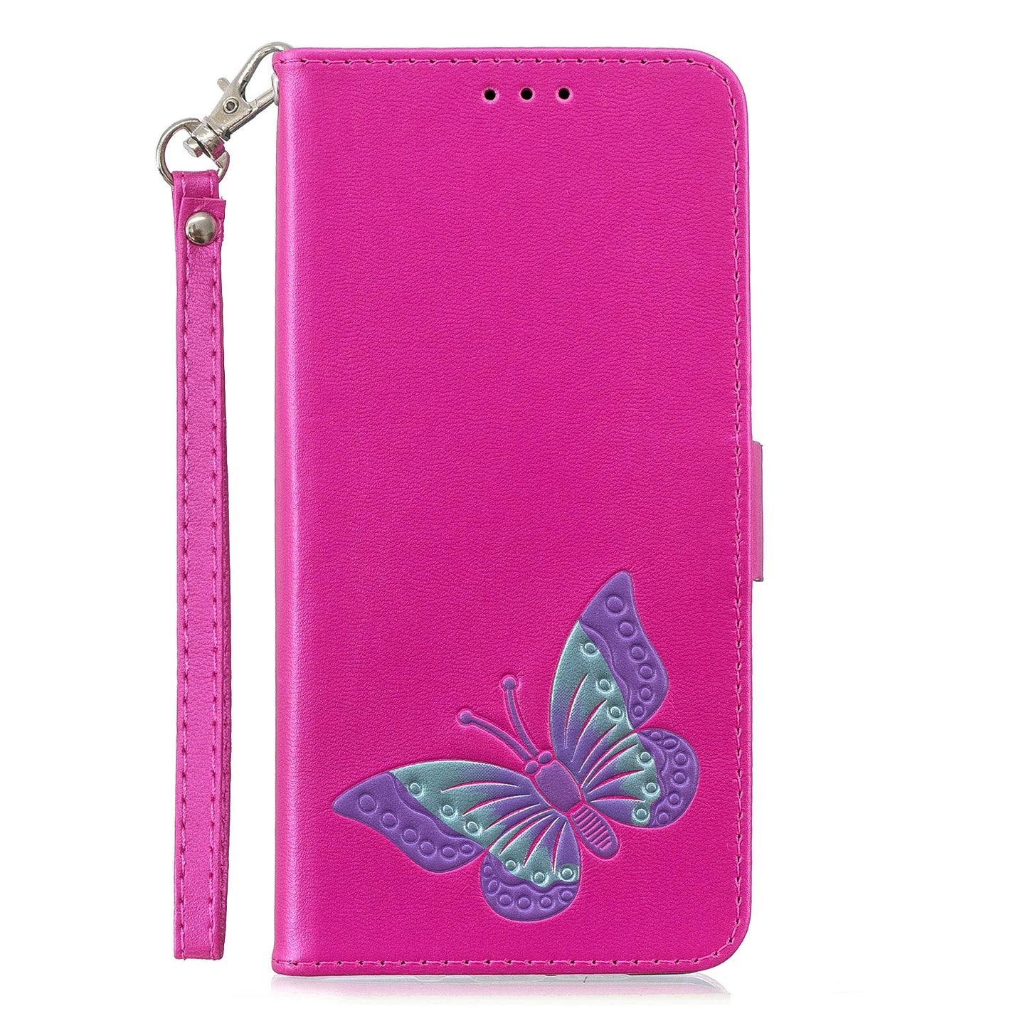 Luxury Leather Cases For Nokia 7 Plus 3D Cartoon Butterfly Flip wallet Phone Case