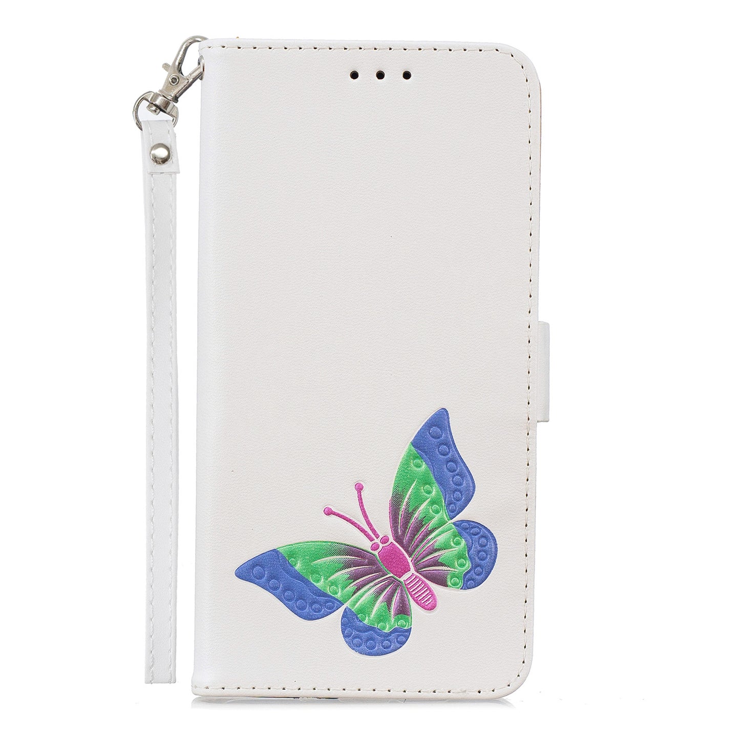 Luxury Leather Cases For Nokia 7 Plus 3D Cartoon Butterfly Flip wallet Phone Case