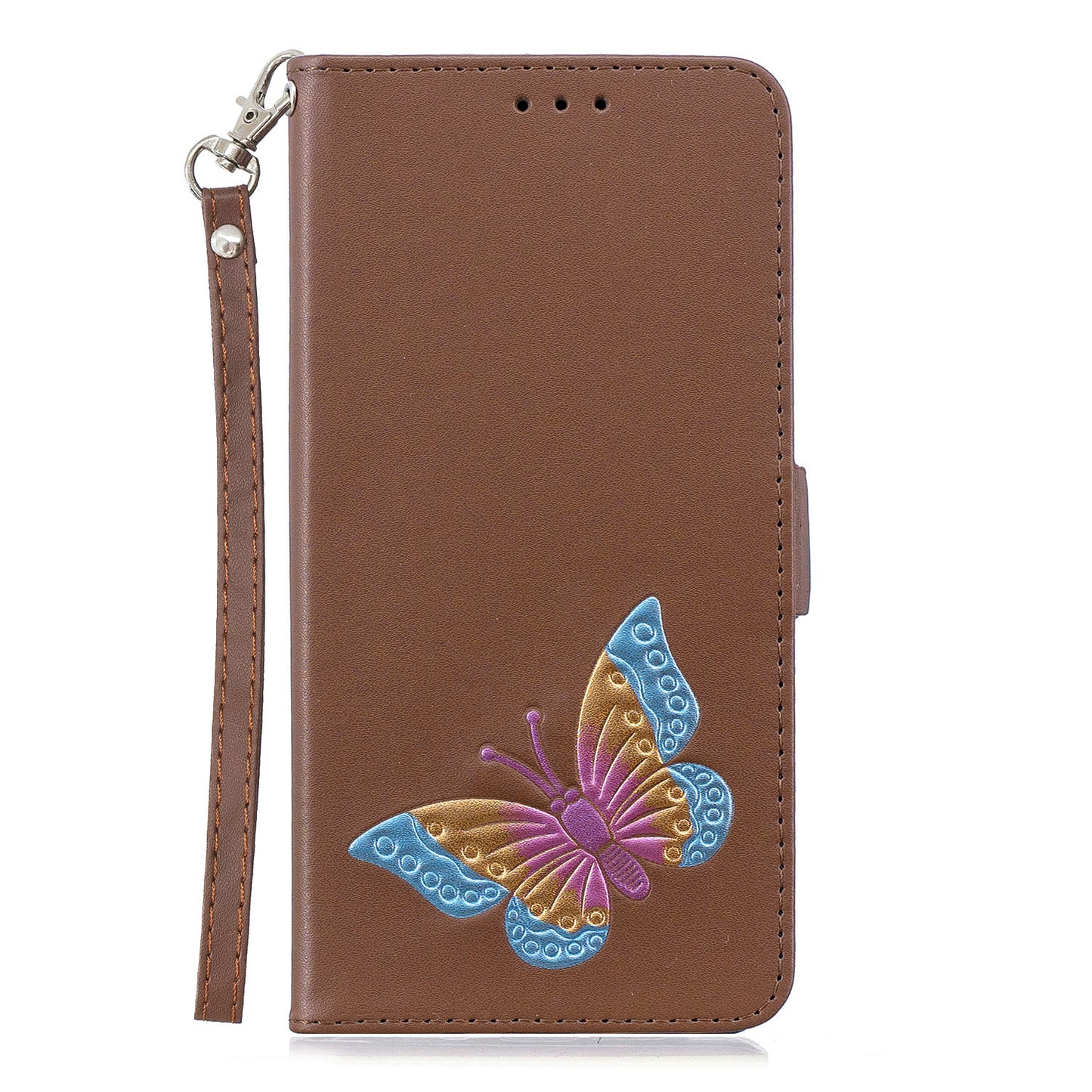 Luxury Leather Cases For Nokia 7 Plus 3D Cartoon Butterfly Flip wallet Phone Case