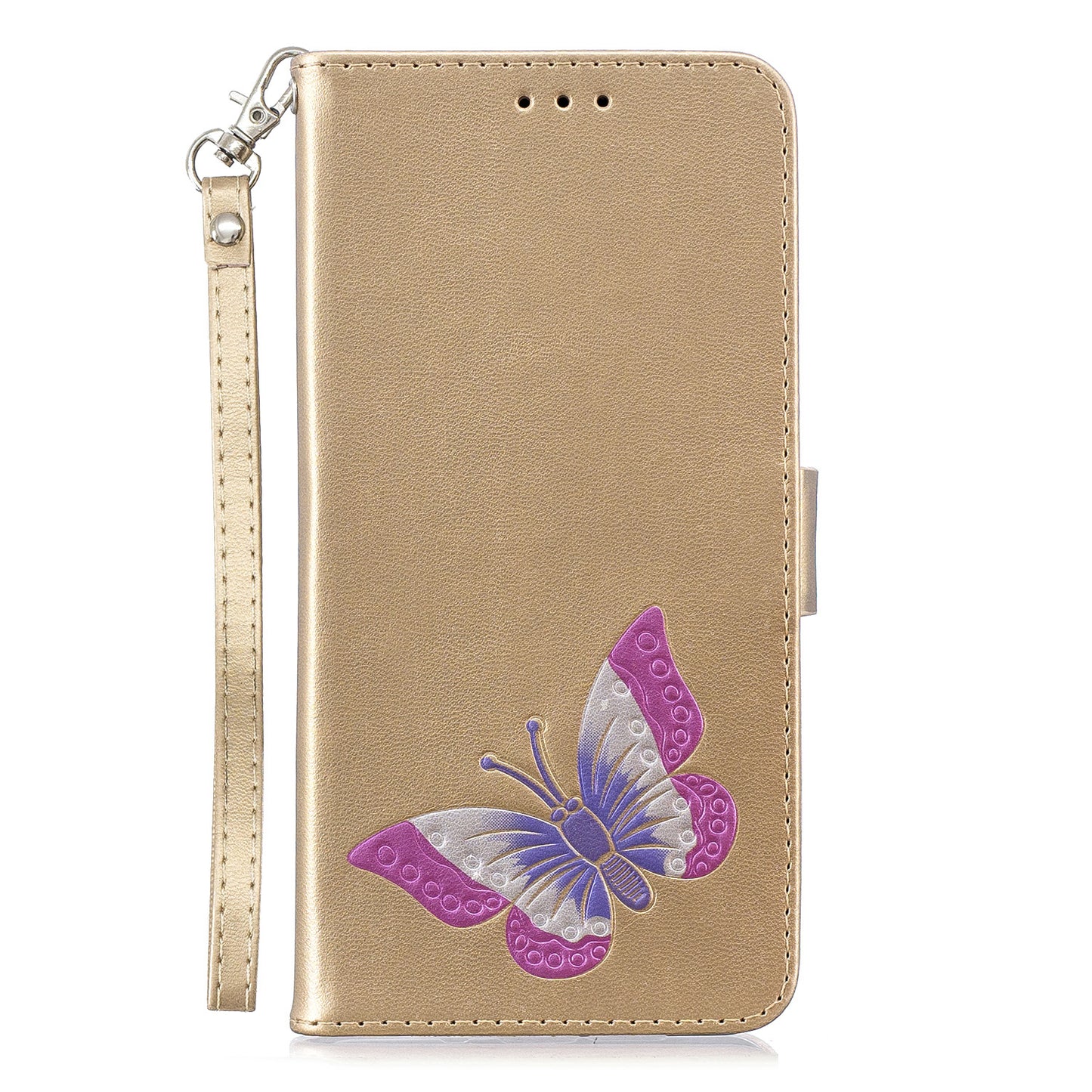 Luxury Leather Cases For Nokia 7 Plus 3D Cartoon Butterfly Flip wallet Phone Case