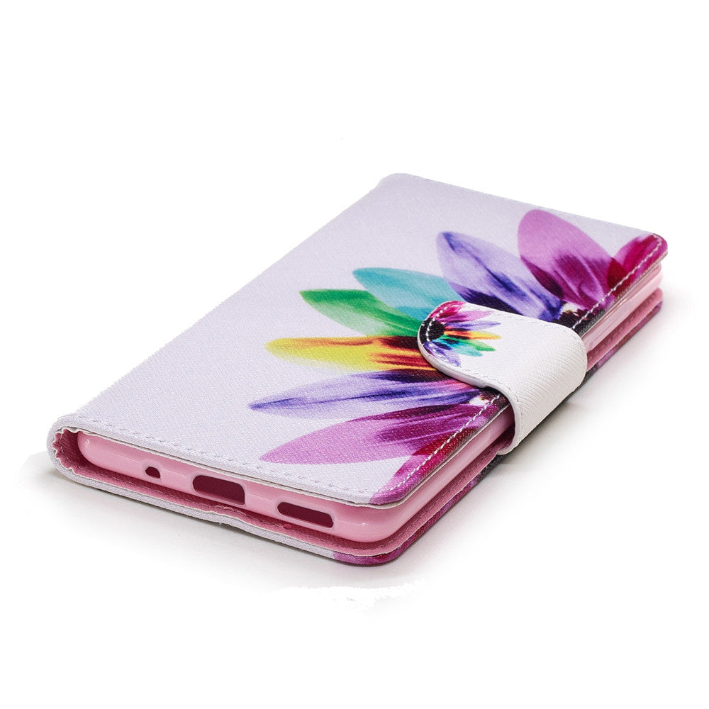 PU Leather Case For Nokia 5.1 2018 Fashion Colorful Wallet Painted Cover With Stand Card Slot