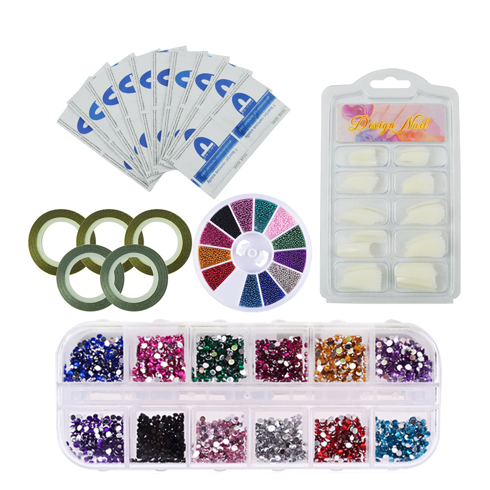 36W LED Nail Lamp 8ML Nail Polish Kit 10 Color Semi Permanent Soak Off Gel  Nail Manicure Set