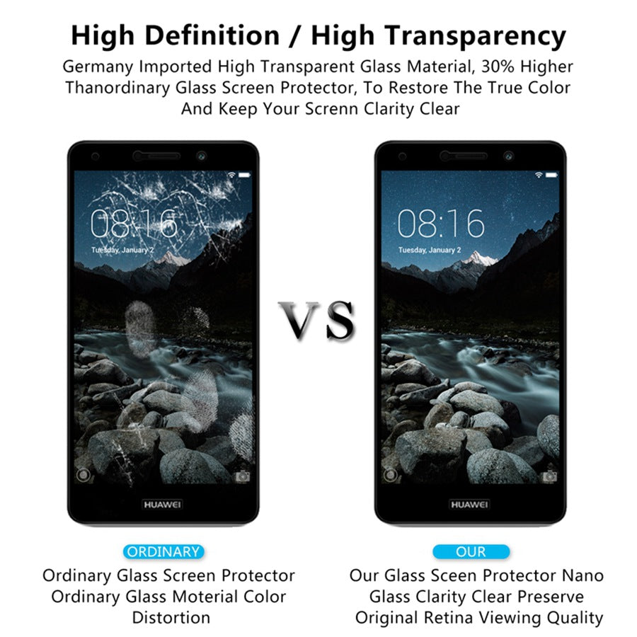 Complete Covering Tempered Glass for Huawei GR5 2017 Honor 6X Full Cover Screen Protector Glass Film for Honor 6X