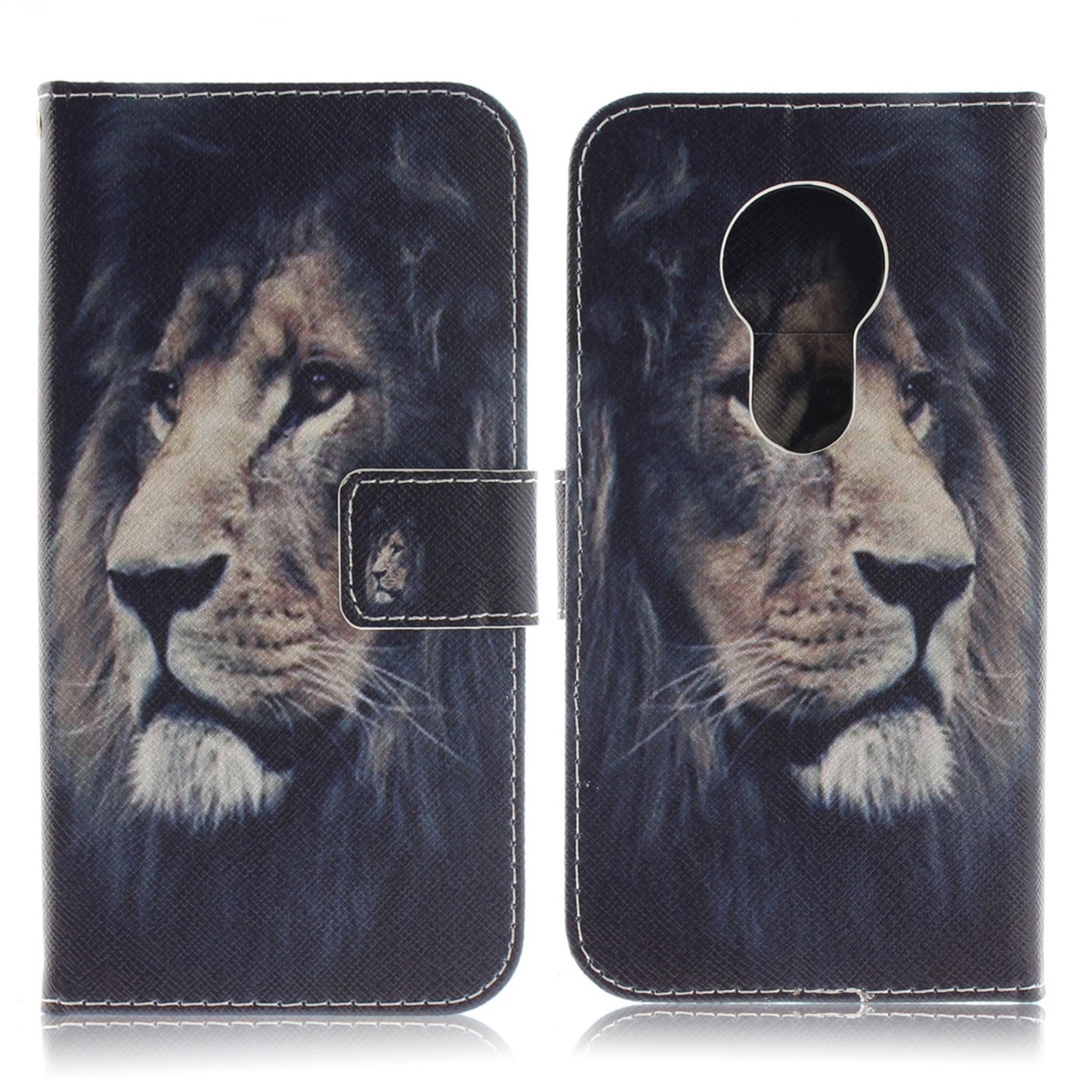 Motorola Moto E5 Play Phone Case Pattern Printed Flip Magnetic Wallet Card Slot Soft Protective Cover