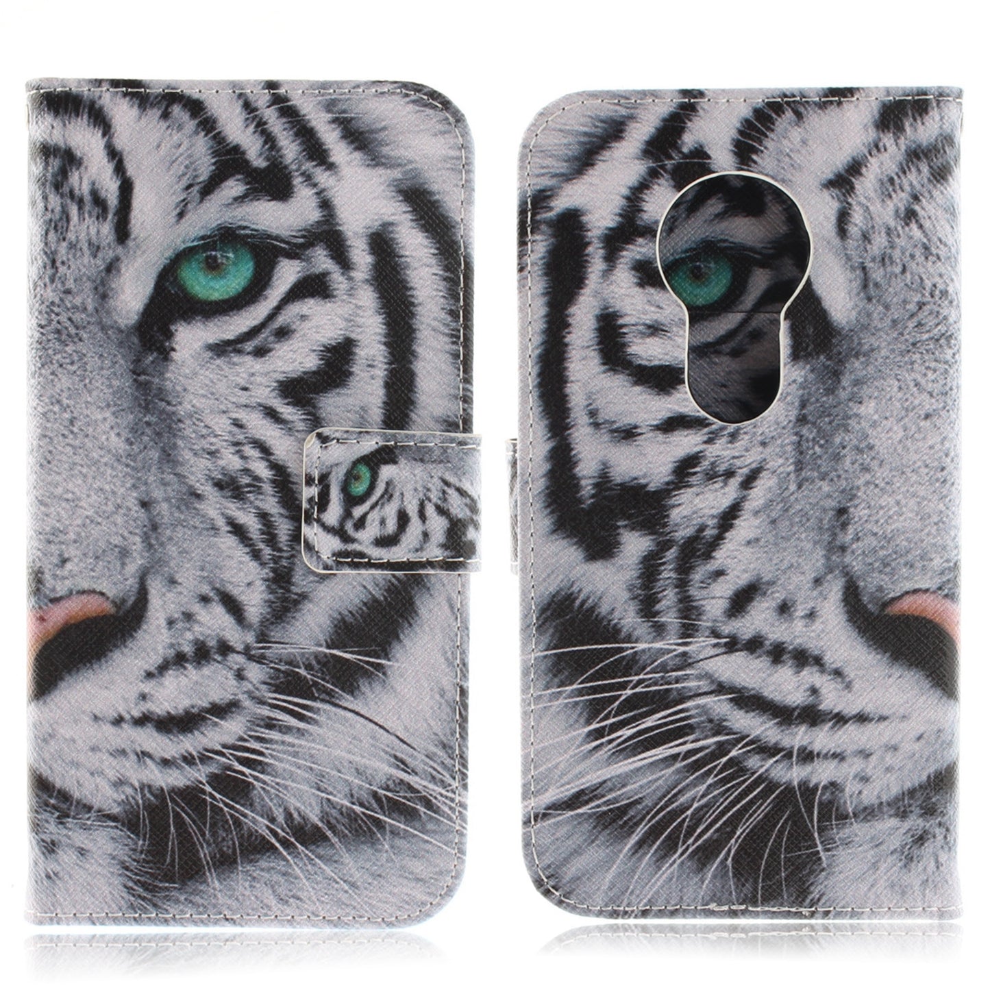 Motorola Moto E5 Play Phone Case Pattern Printed Flip Magnetic Wallet Card Slot Soft Protective Cover