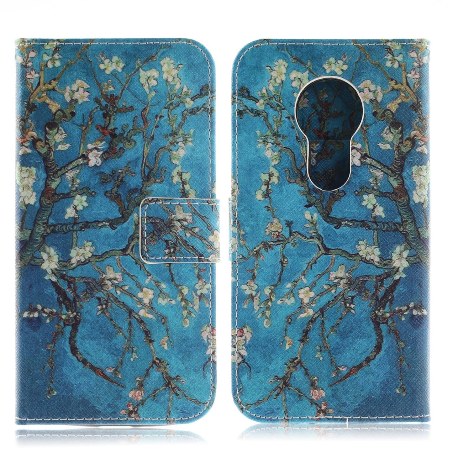 Motorola Moto E5 Play Phone Case Pattern Printed Flip Magnetic Wallet Card Slot Soft Protective Cover