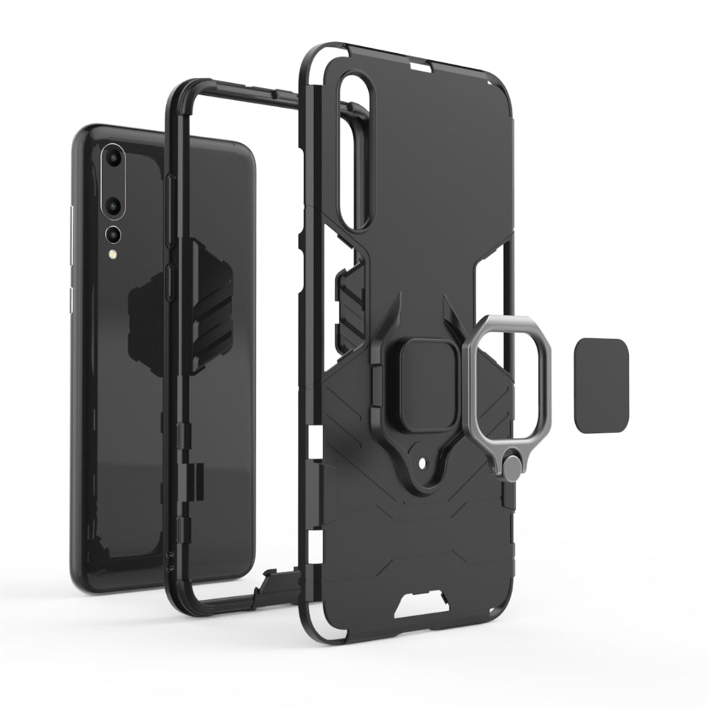 All-inclusive with Bracket Anti-fall Hard Shell for Huawei P20 Pro
