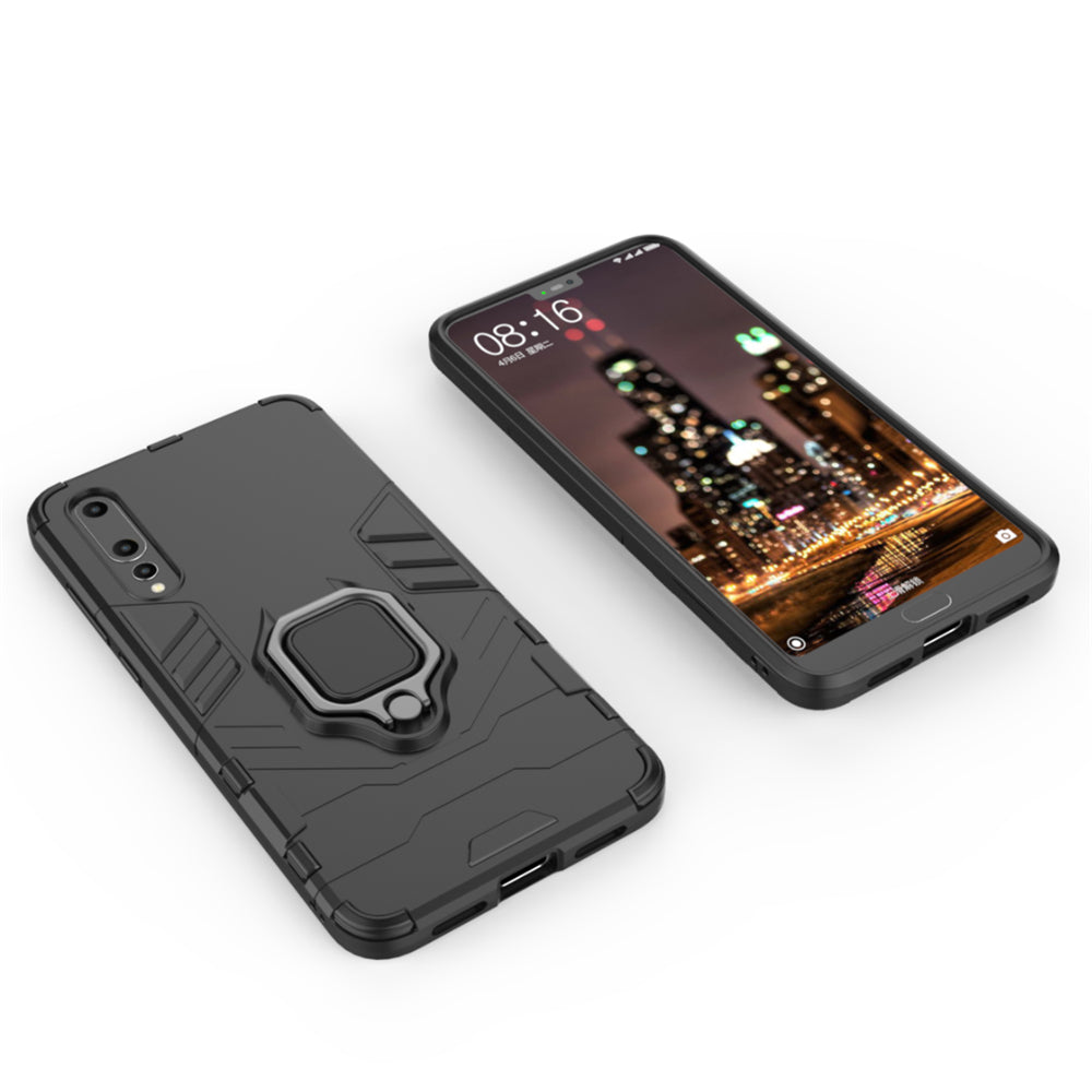 All-inclusive with Bracket Anti-fall Hard Shell for Huawei P20 Pro