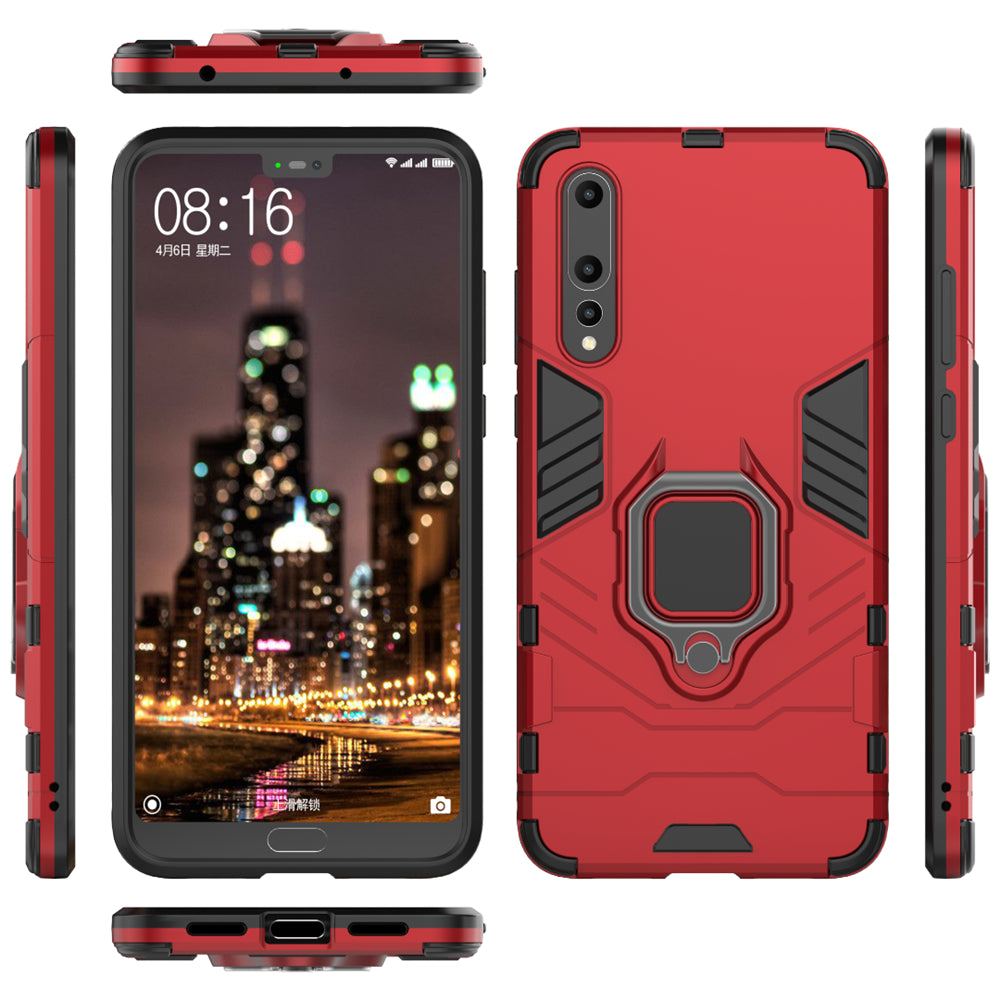 All-inclusive with Bracket Anti-fall Hard Shell for Huawei P20 Pro